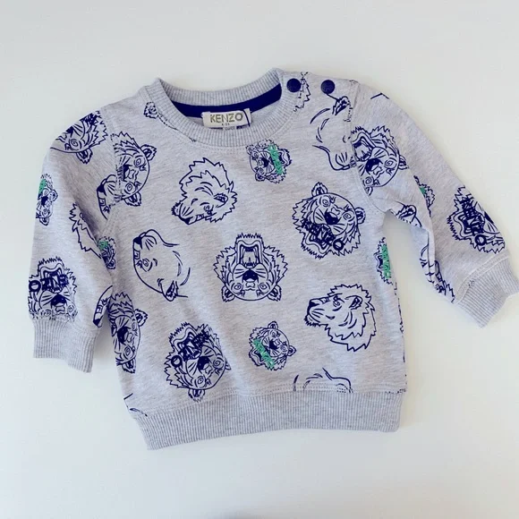 Kenzo Kids Tiger Print Sweatshirt